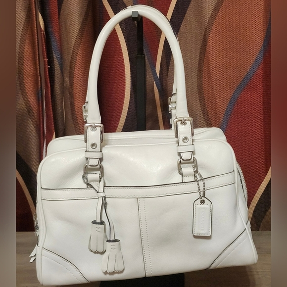 Coach Handbags - A Coach Hamptons satchel  serial number B0751-F08AD5